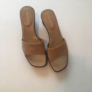 Nine West Leather Sandal. NWOT